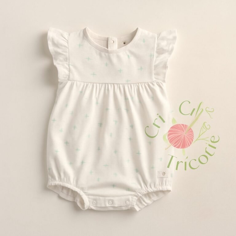Barboteuse Essential Cotton Fish pour bébé, 18 mois