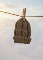 Bonnet adulte tricoté main, taille unique, vue 2