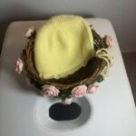 Bonnet enfant tricoté main, 2 ans