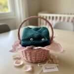 Brassière bébé tricotée main, de 3 à 6 mois