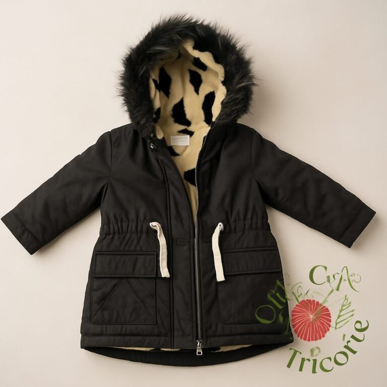 Doudoune imitation fourrure Catimini pour enfant, 4 ans