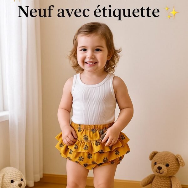 Jupe-short José Varon pour fille, 4 ans