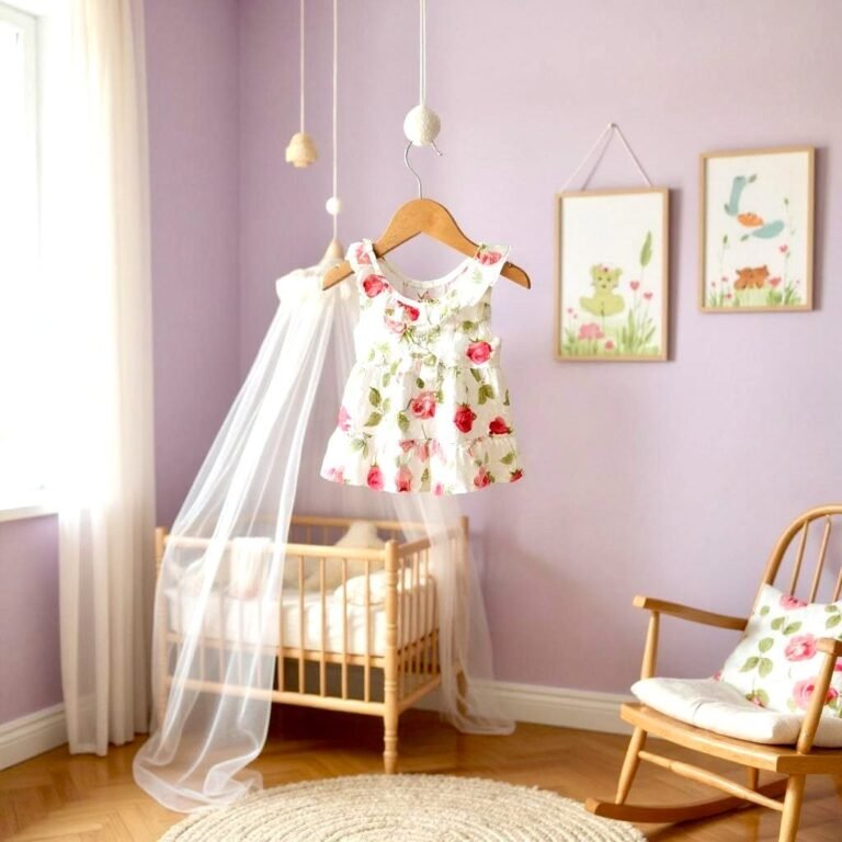Robe fleurie Mini Raxevsky neuve pour bébé, 9 mois